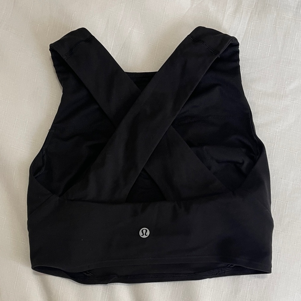 lululemon athletica Black Sports Bra no size dot